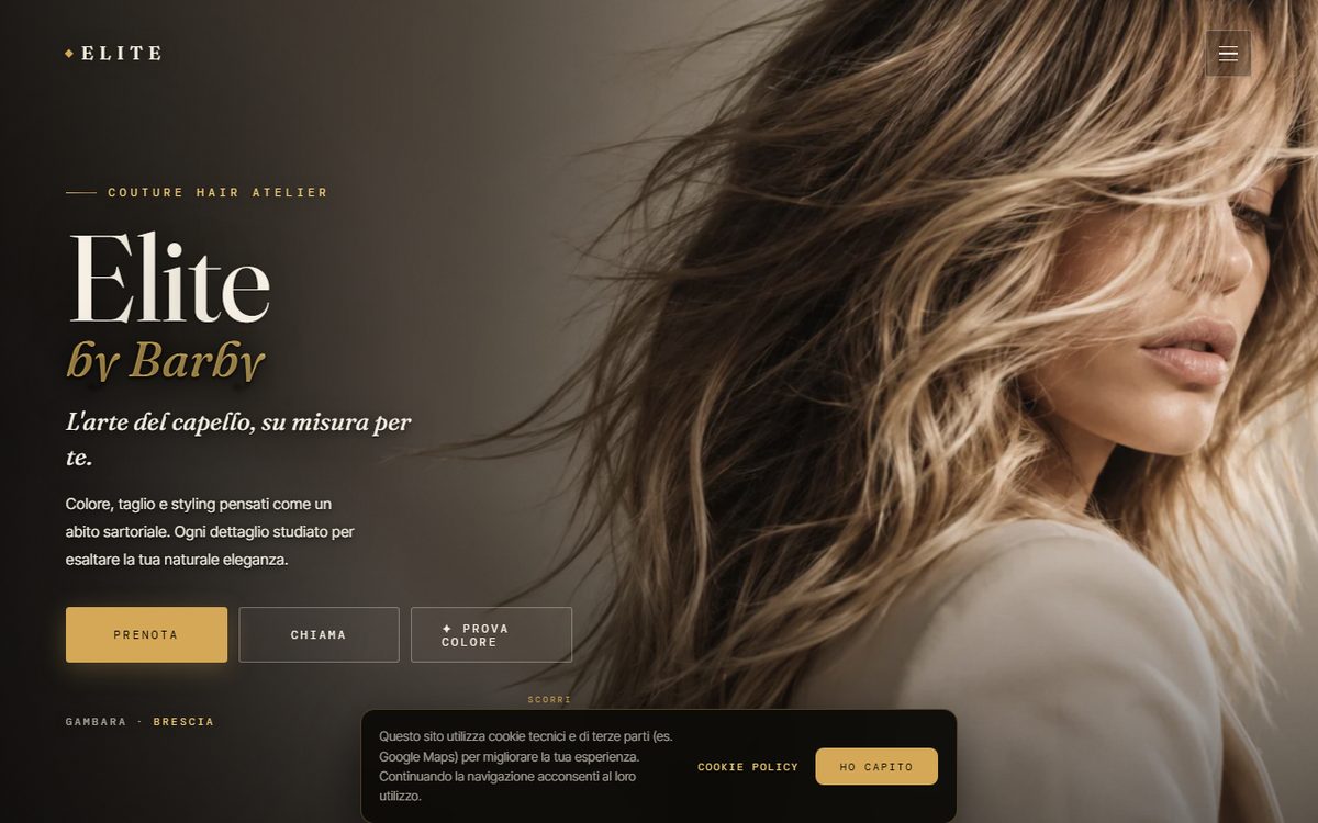 Anteprima del sito Elite by Barby